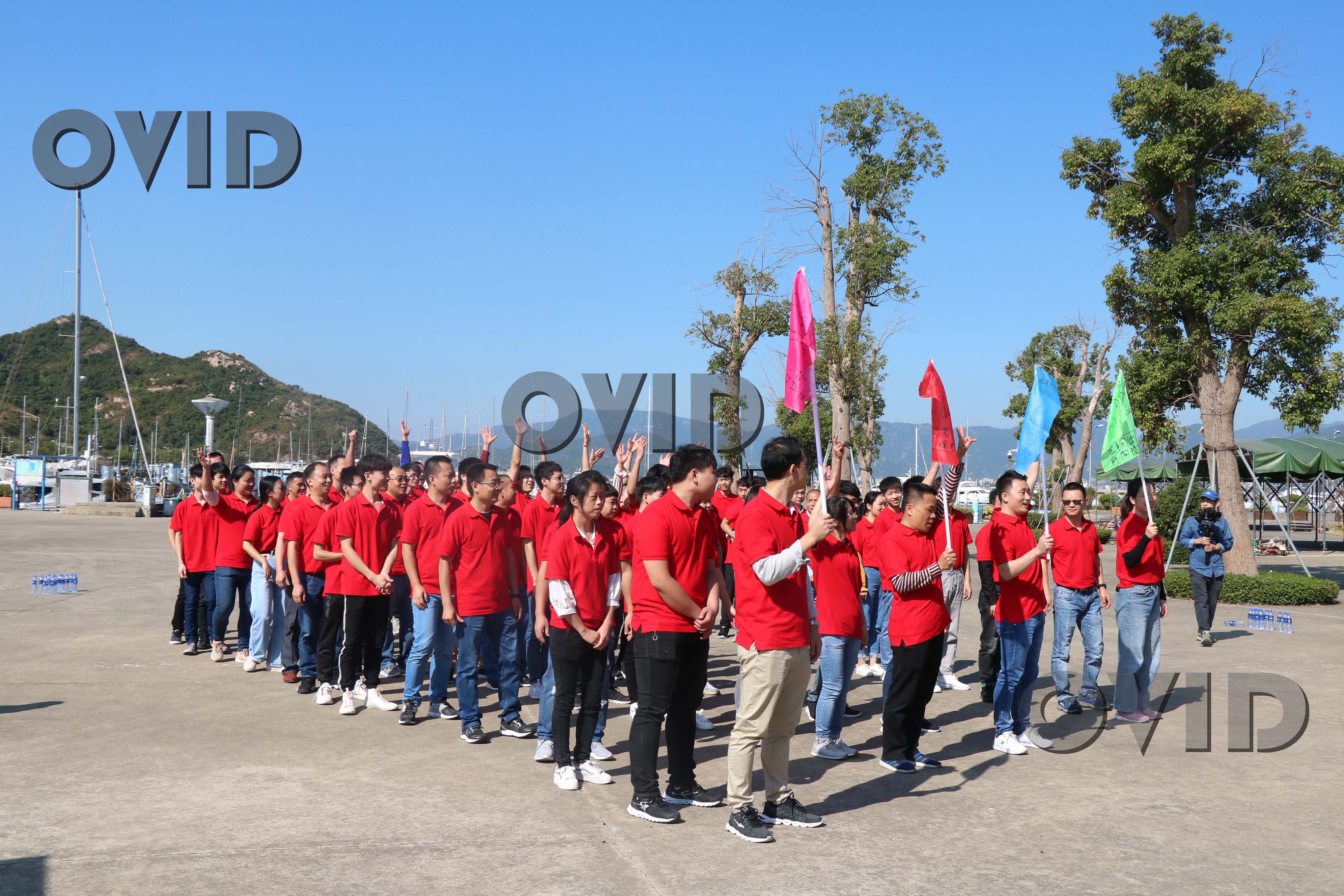 公司员工集体出游